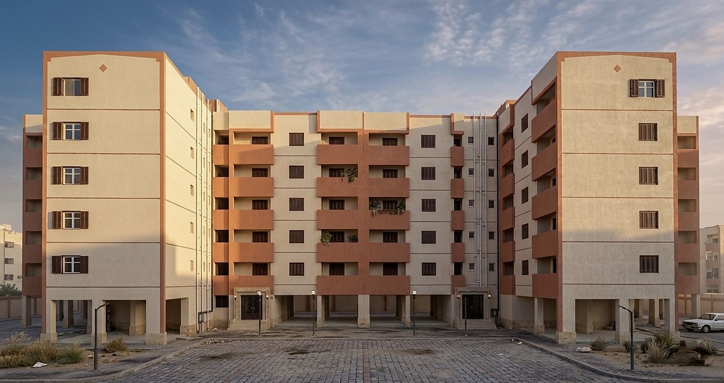 عمارات الإسكان التعاوني بالعريش